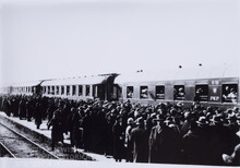 Wyjazd Żydów do Palestyny, 1929 r. Fot. nieznany/Żydowski Instytut Historyczny